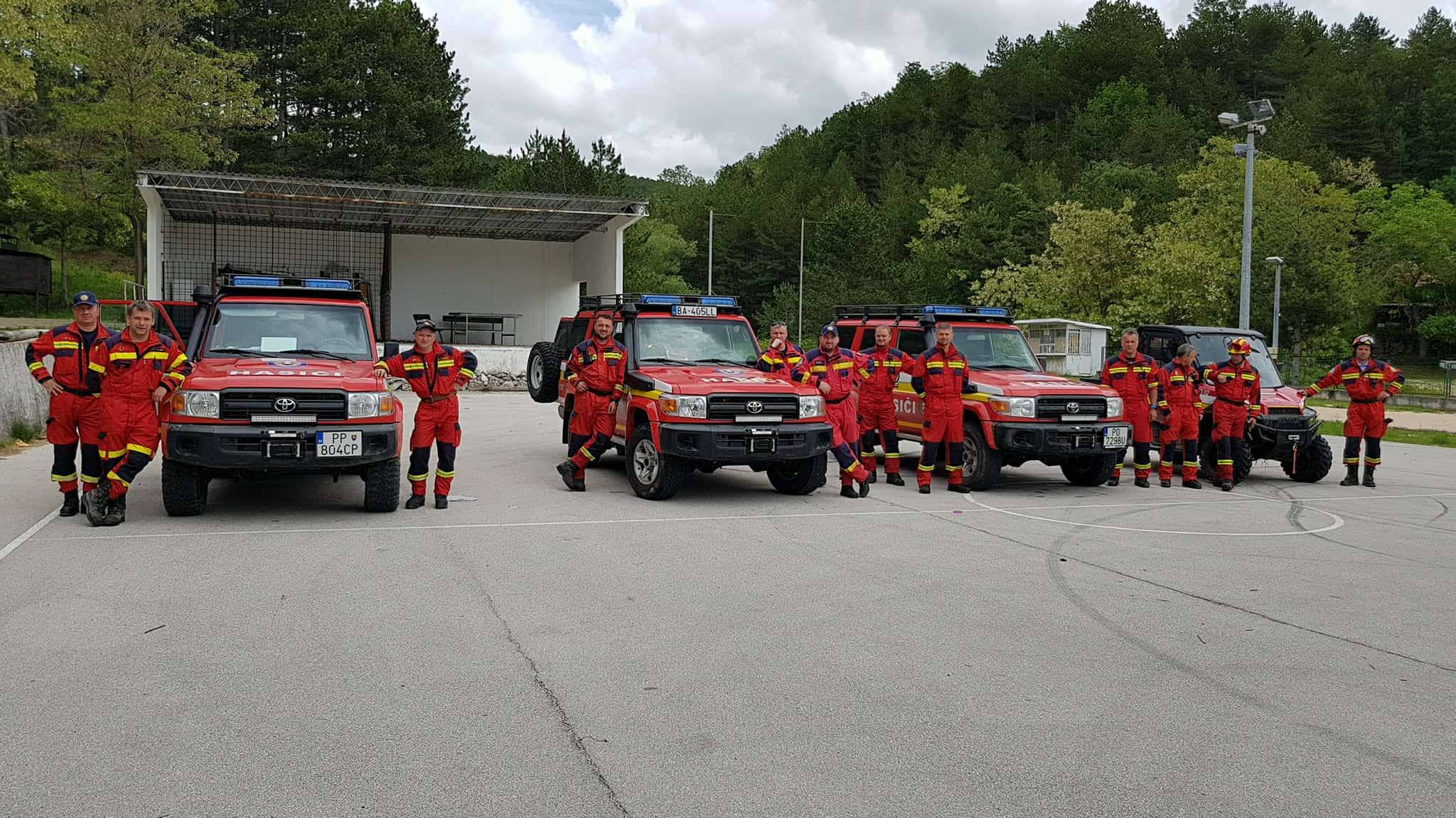 05 - Slovenskí hasiči včera popoludní dorazili na medzinárodné cvičenie „SIGURNOST 2018“ v Chorvátsku